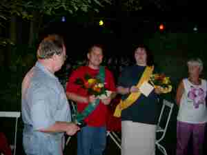 Unsere amtierenden Majest�ten - Nicole Hansen und Stefan Schiffelholz